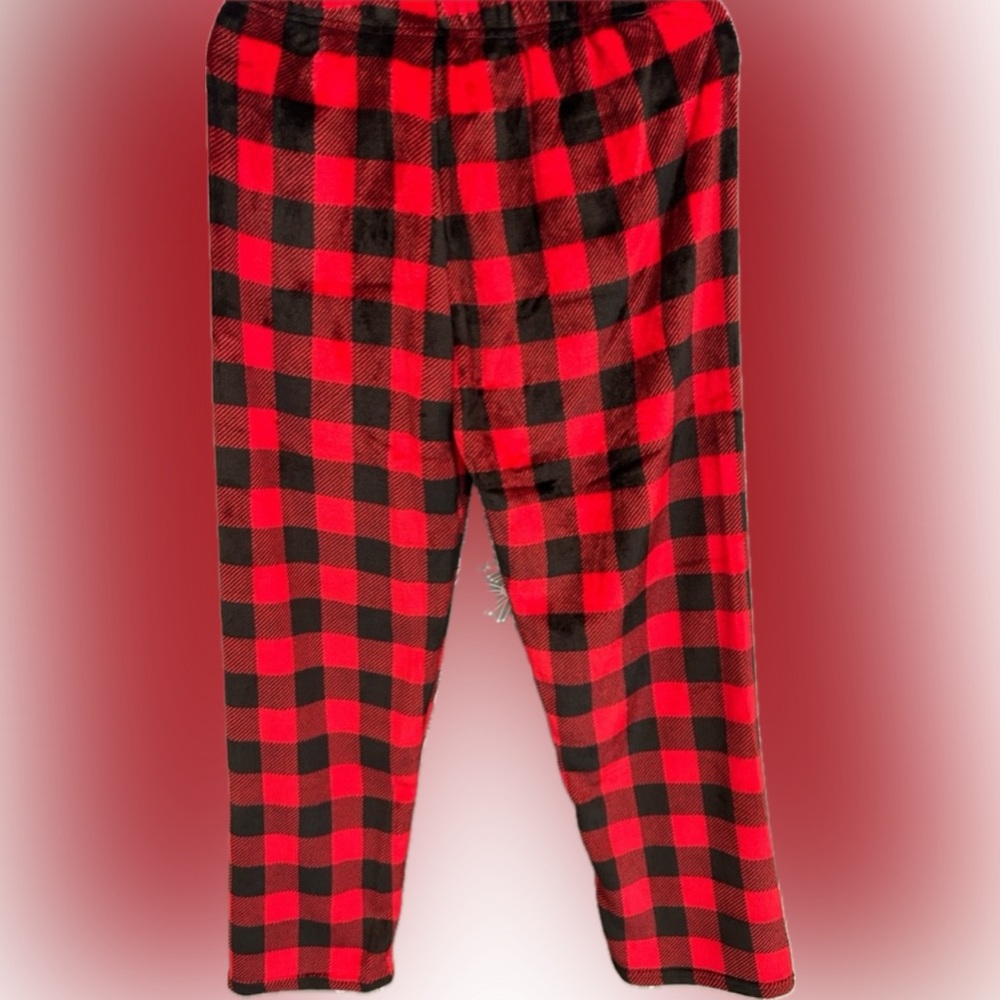 Buffalo plaid pajama pants
